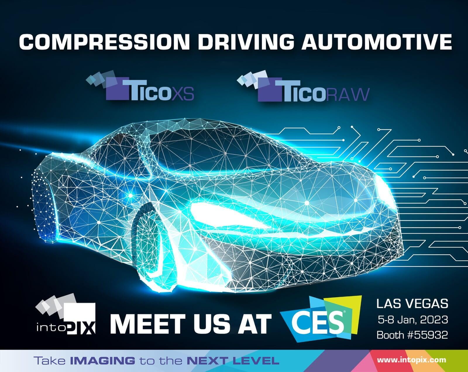 intoPIX 展示推動汽車發展的新型輕量級視頻壓縮標準和技術 CES 2023
